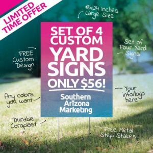 Yard Signs by Southern Arizona Marketing